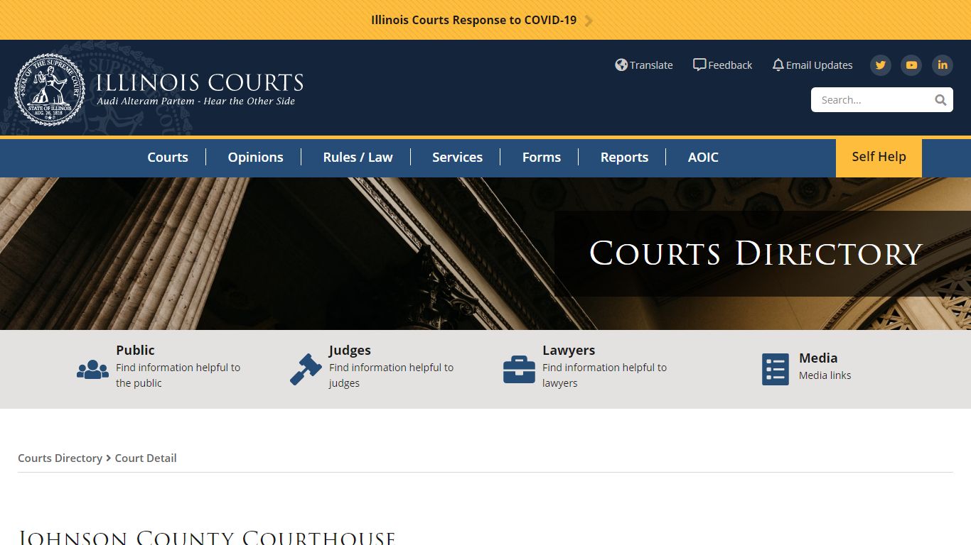 Johnson County Courthouse - Administrative Office of the Illinois Courts